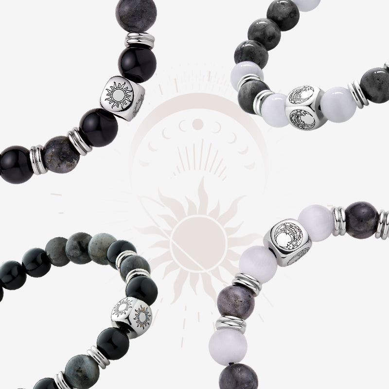Sun & Moon Celestial Bond Beaded Bracelets