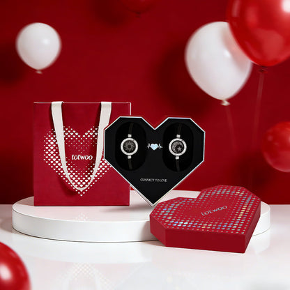 [Totwoo Signal Gift Box] Sun & Moon Bracelets with Black Milan Rope