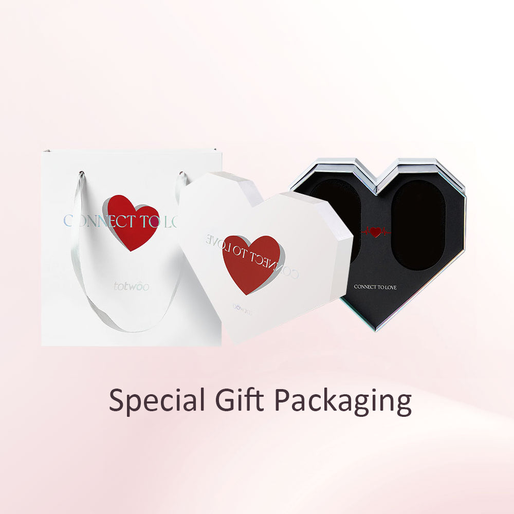 [White Heart Gift Packaging] Sun&Moon Touch Bracelets with Figaro Chain (Black+Silver)