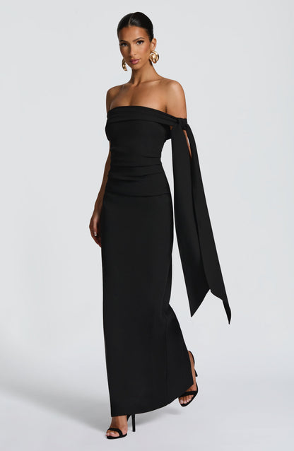 Vestido Longo Addie - Preto