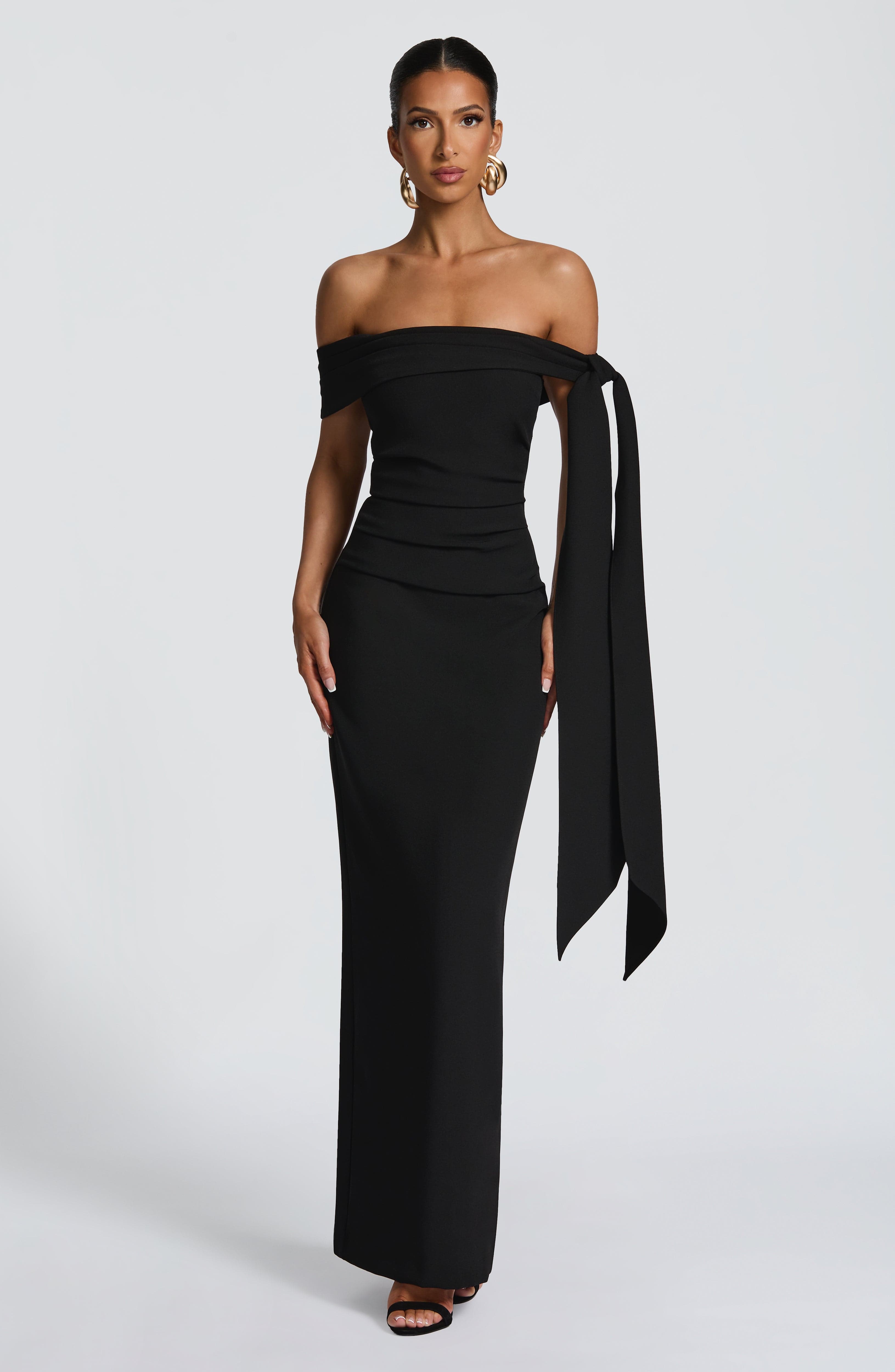 Vestido Longo Addie - Preto