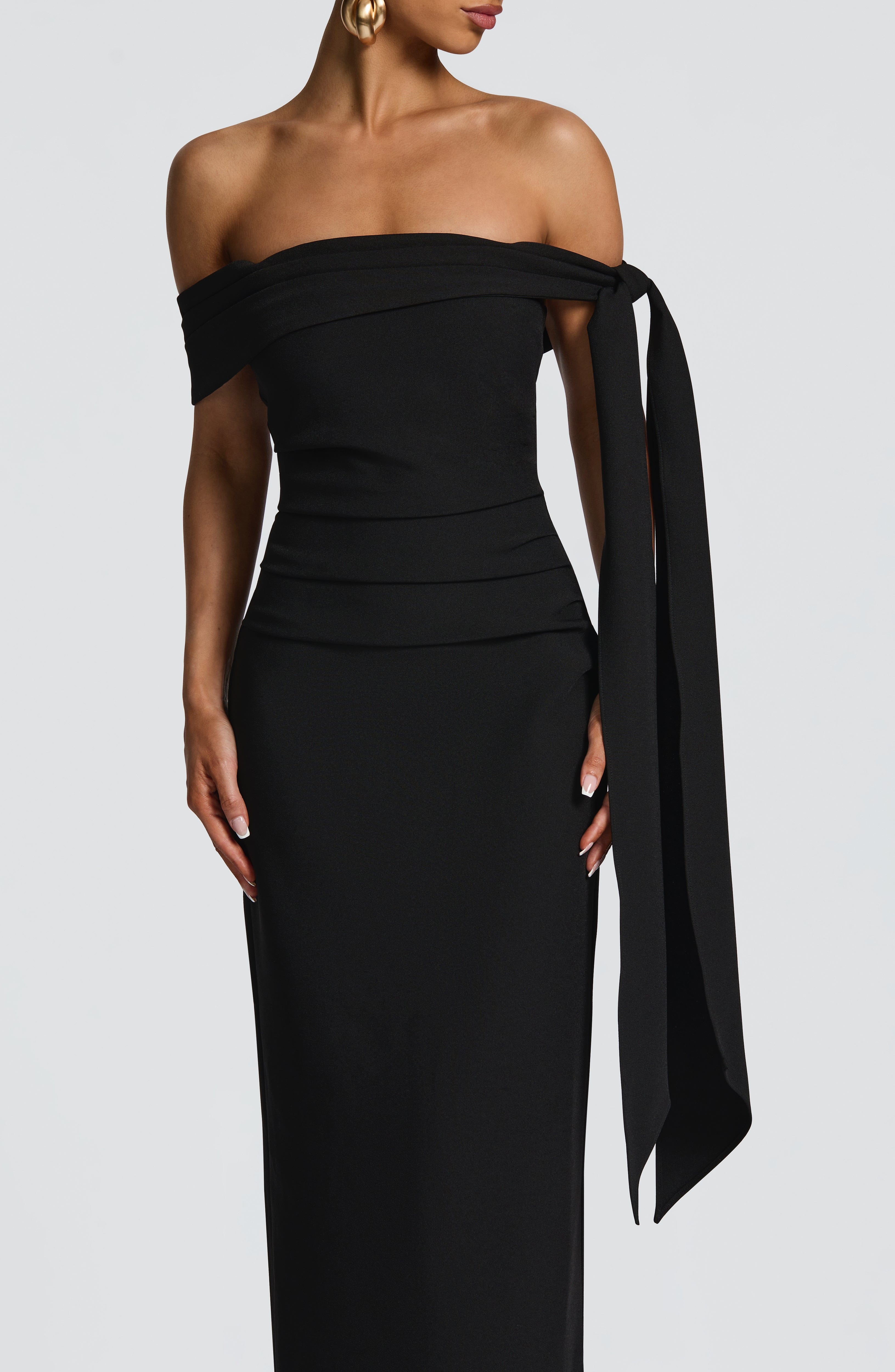 Vestido Longo Addie - Preto