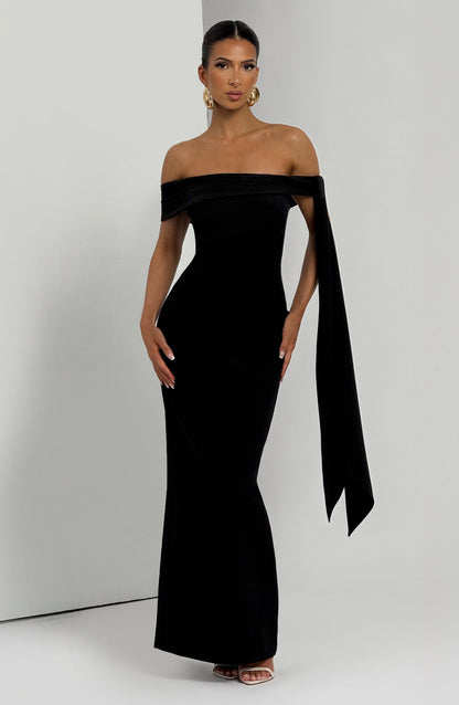 Vestido Longo Addie - Preto