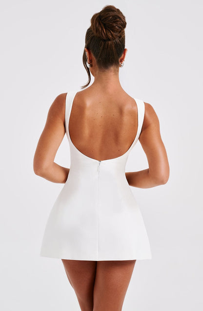 Vestido Curto Alana - Marfim