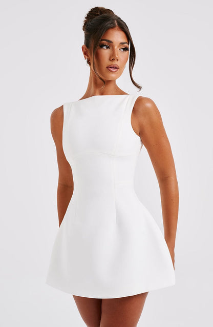 Vestido Curto Alana - Marfim