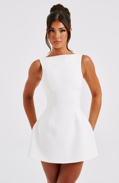 Vestido Curto Alana - Marfim