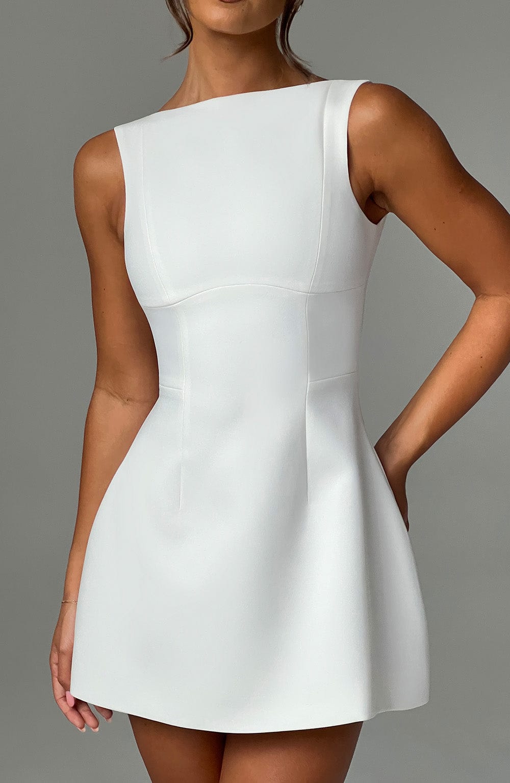 Vestido Curto Alana - Marfim