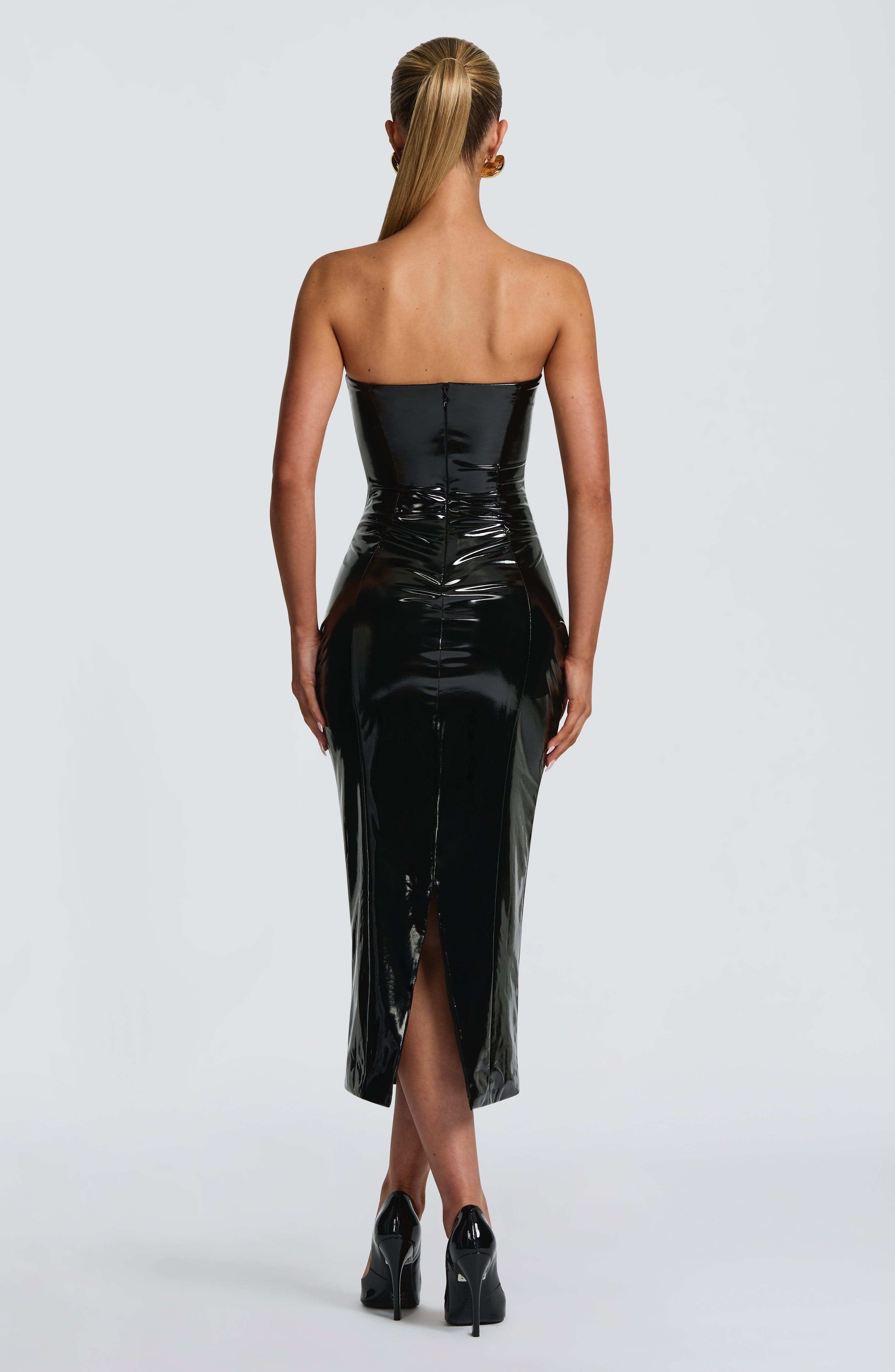 Vestido Midi Amala - Preto