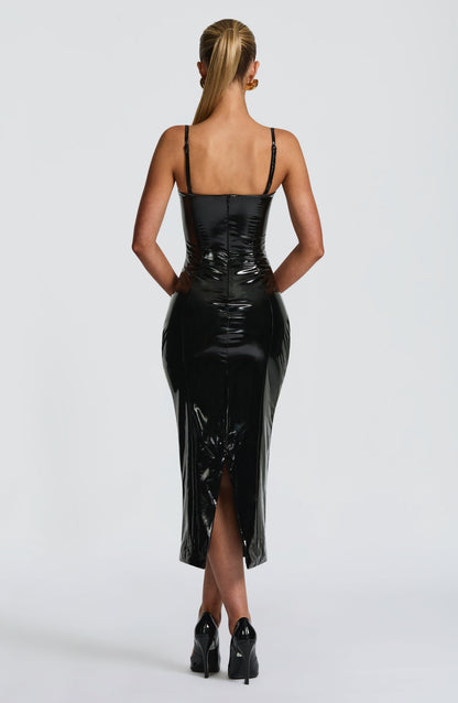 Vestido Midi Amala - Preto