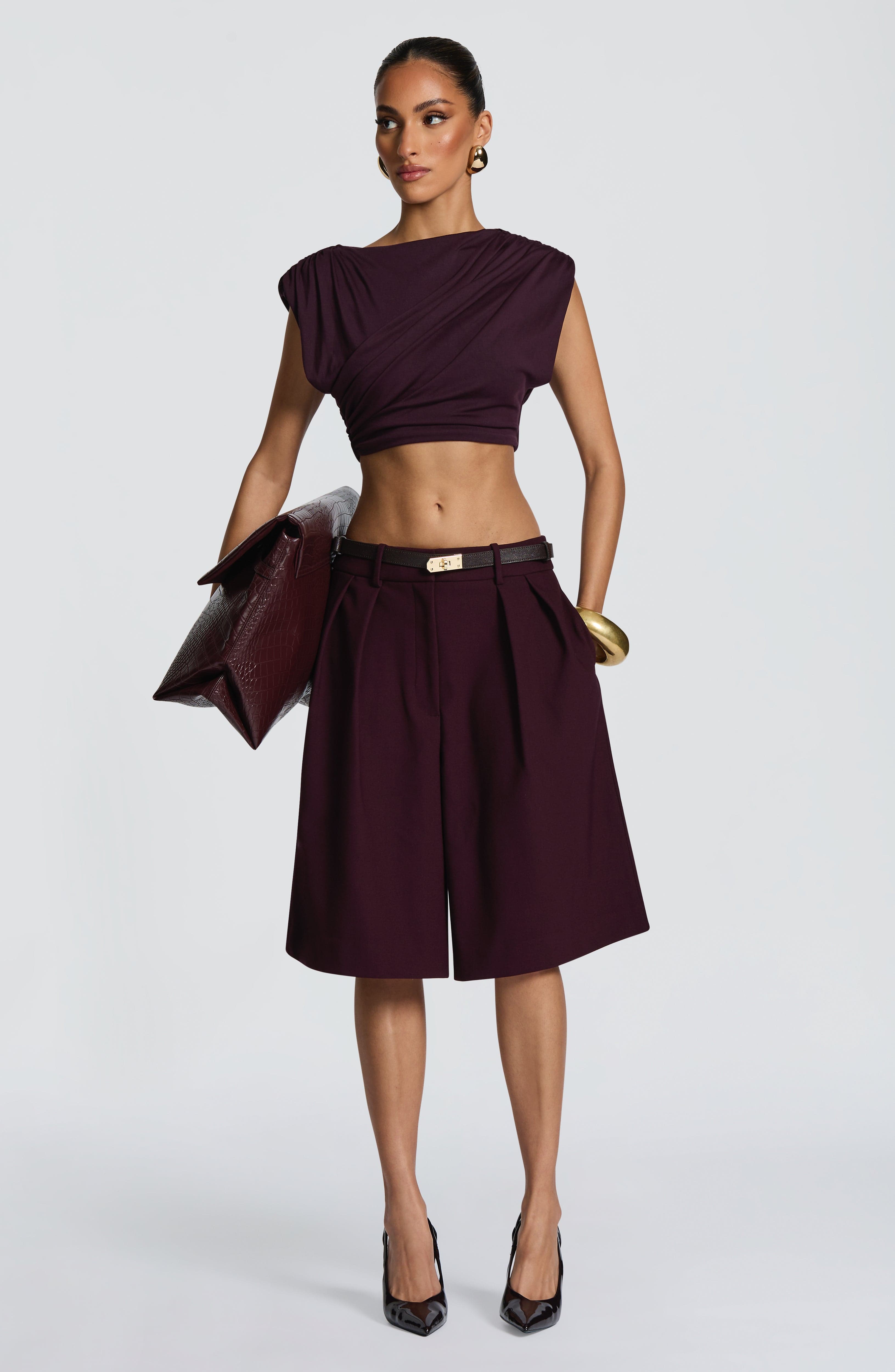 Blusa Amara - Ameixa