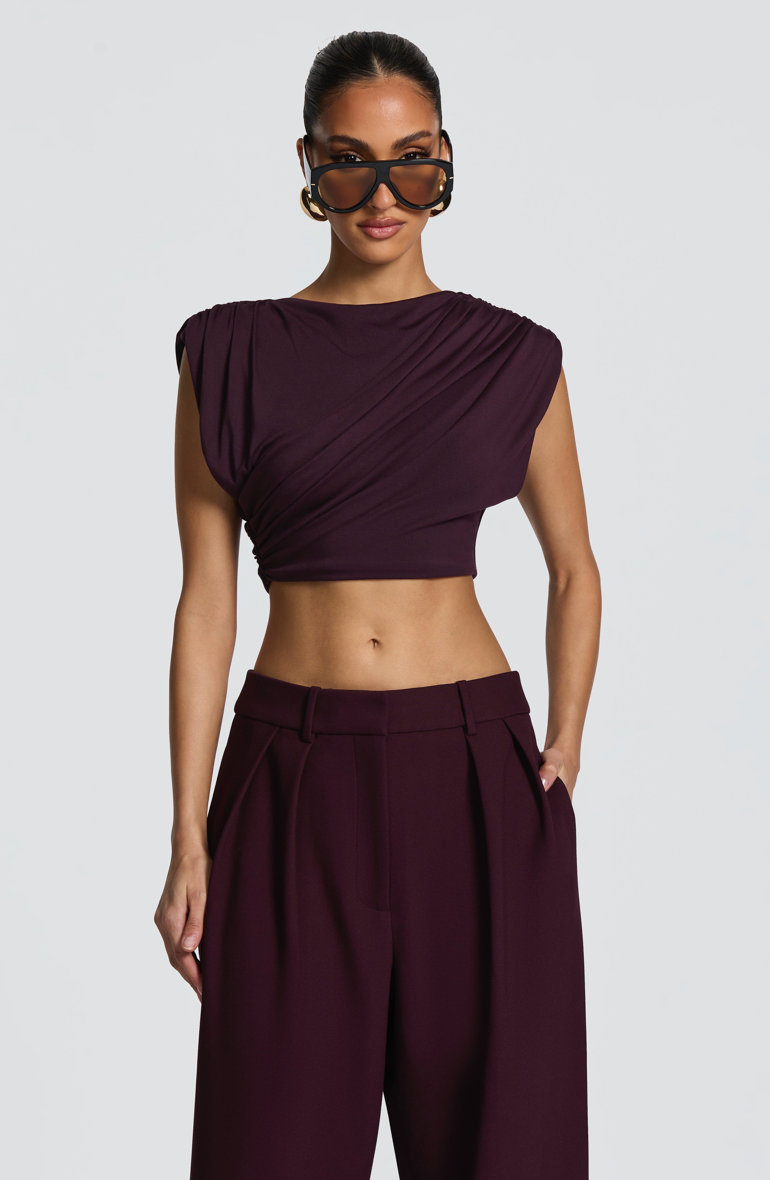 Blusa Amara - Ameixa