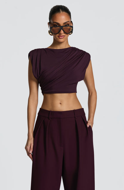 Blusa Amara - Ameixa