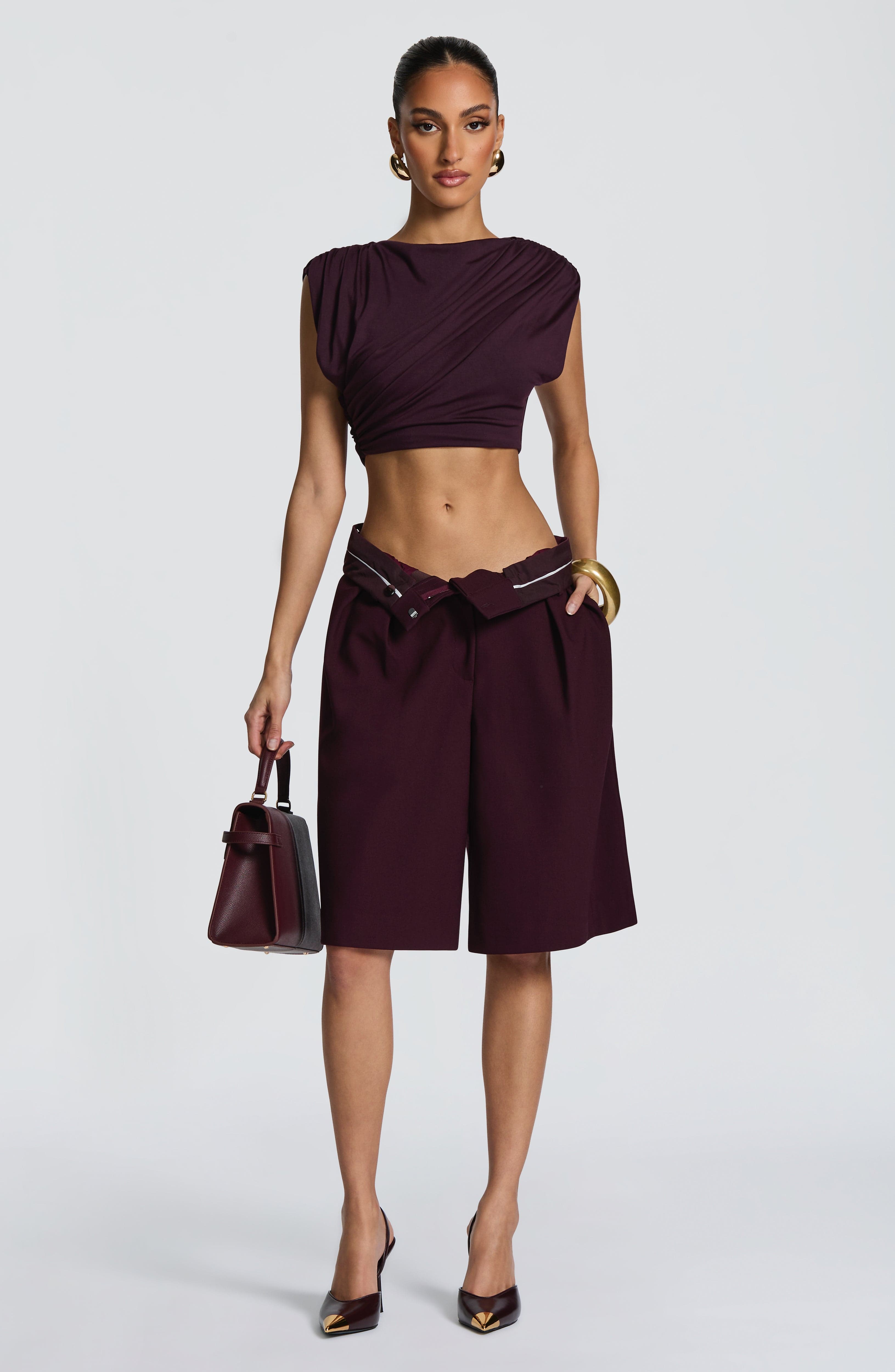 Blusa Amara - Ameixa