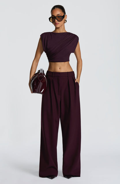 Blusa Amara - Ameixa
