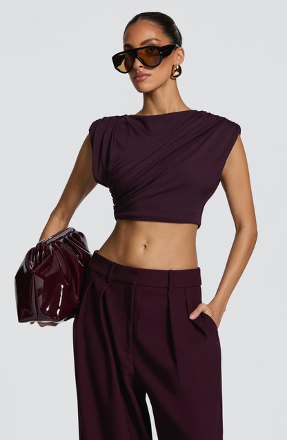 Blusa Amara - Ameixa