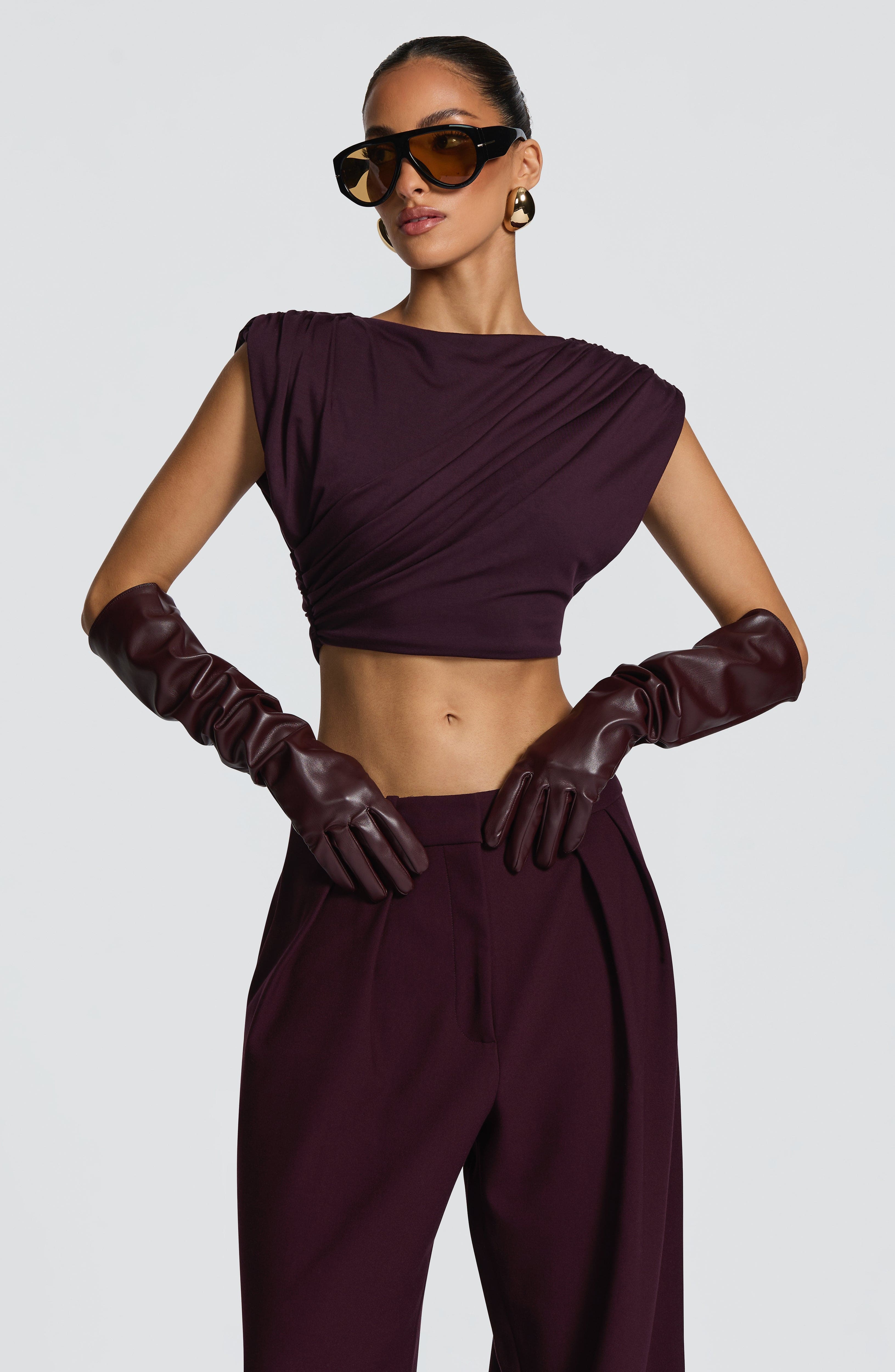 Blusa Amara - Ameixa