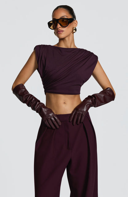 Blusa Amara - Ameixa