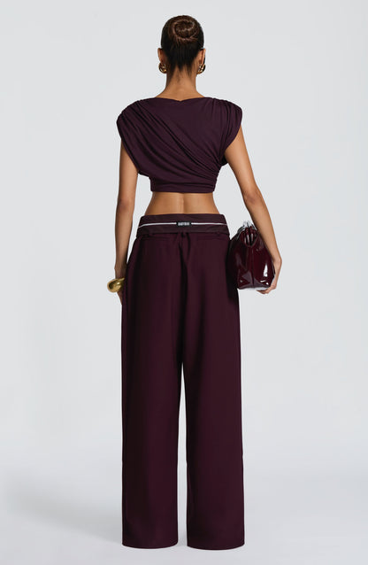 Blusa Amara - Ameixa