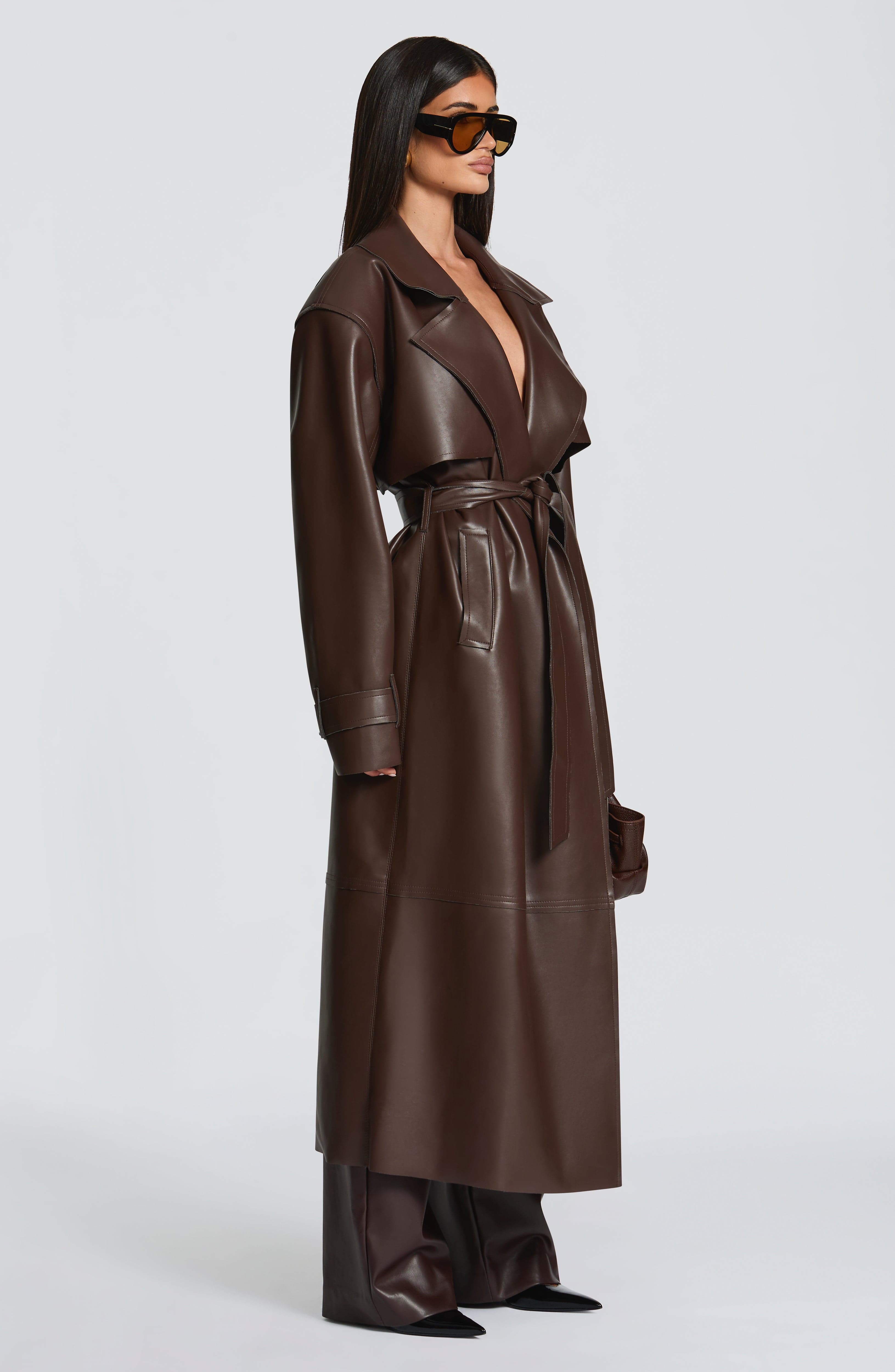 Trench Coat Bridget - Ameixa Marrom