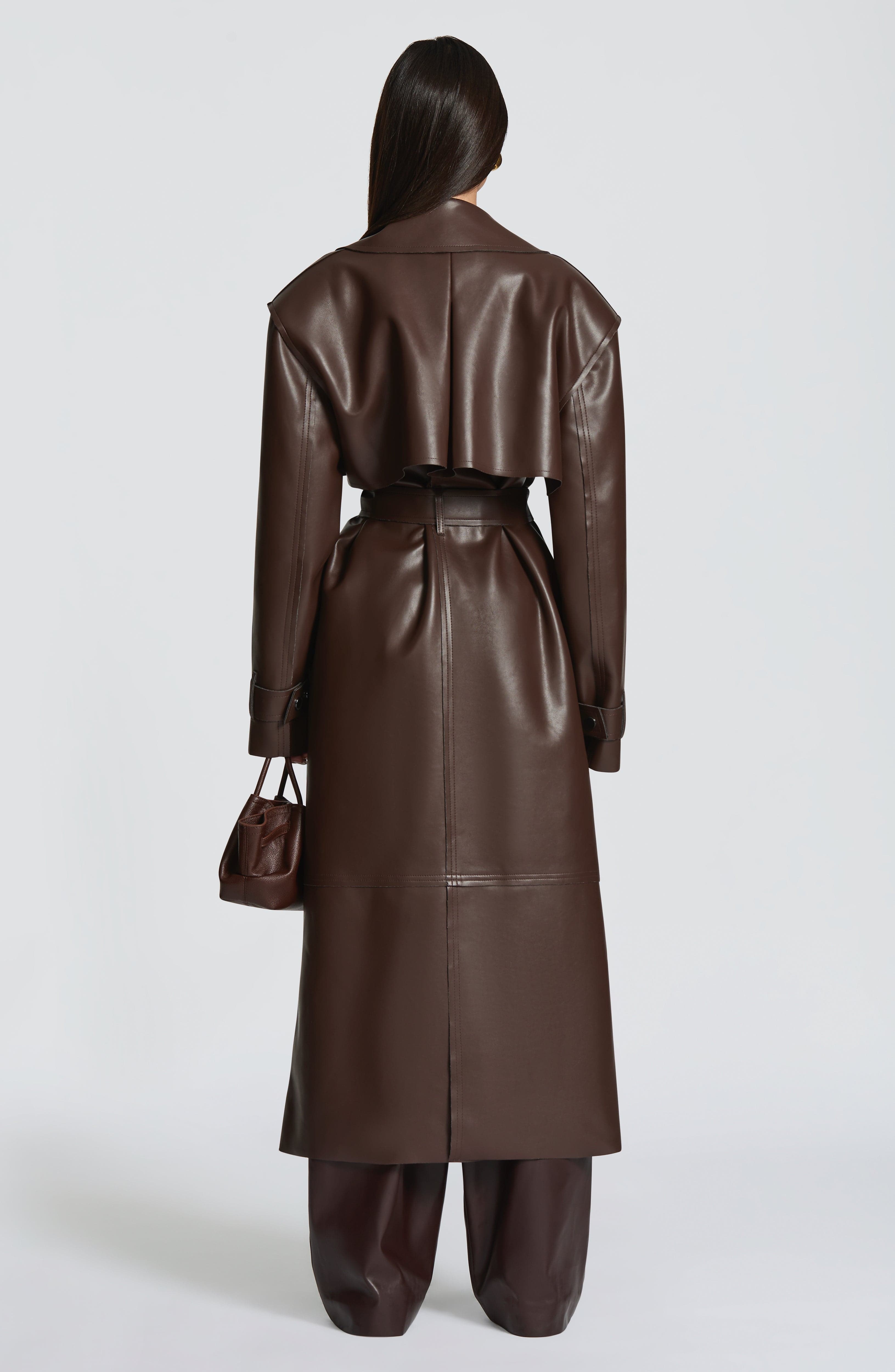 Trench Coat Bridget - Ameixa Marrom