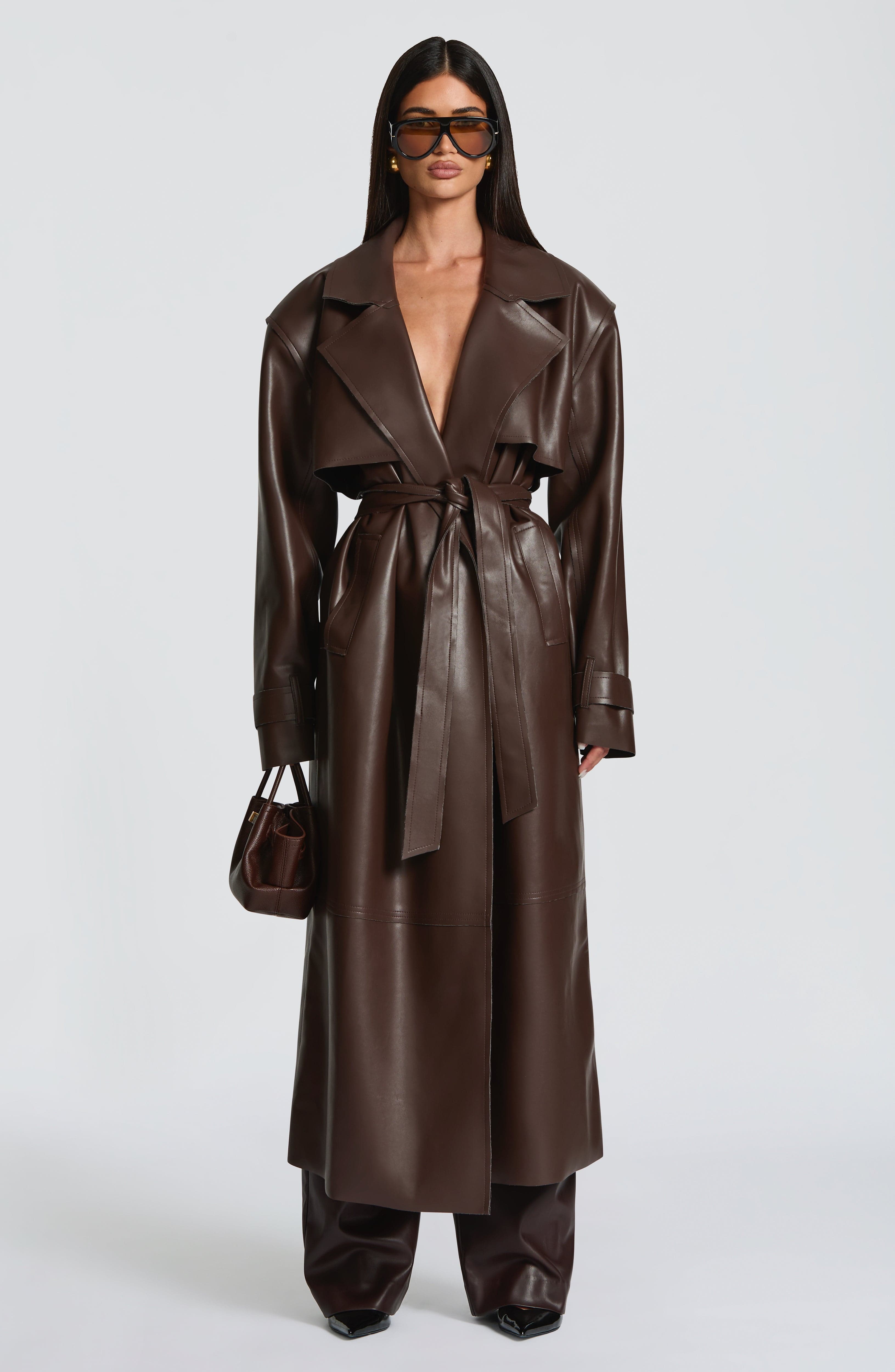 Trench Coat Bridget - Ameixa Marrom