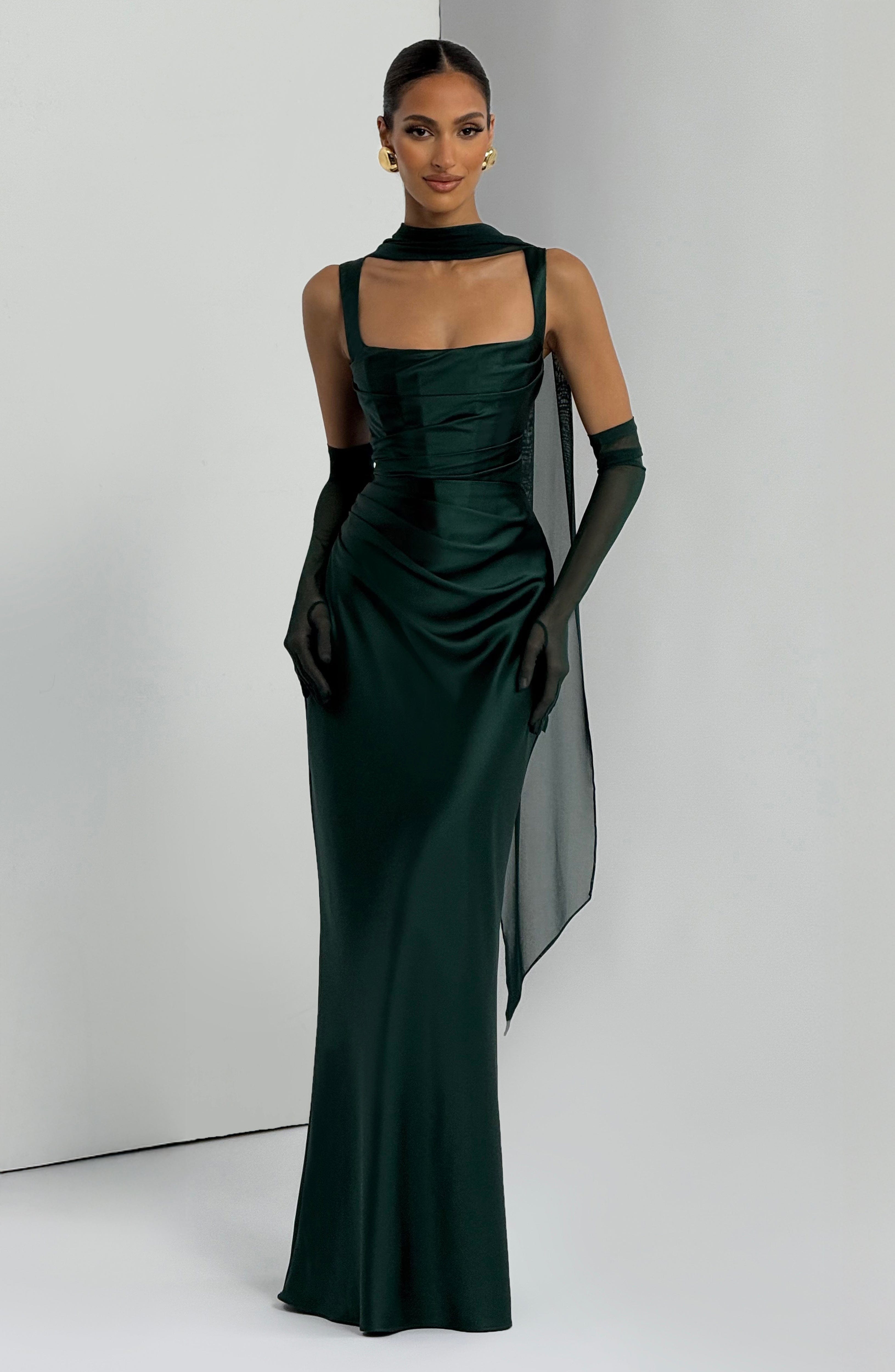 Vestido Longo Calanthe - Verde Esmeralda