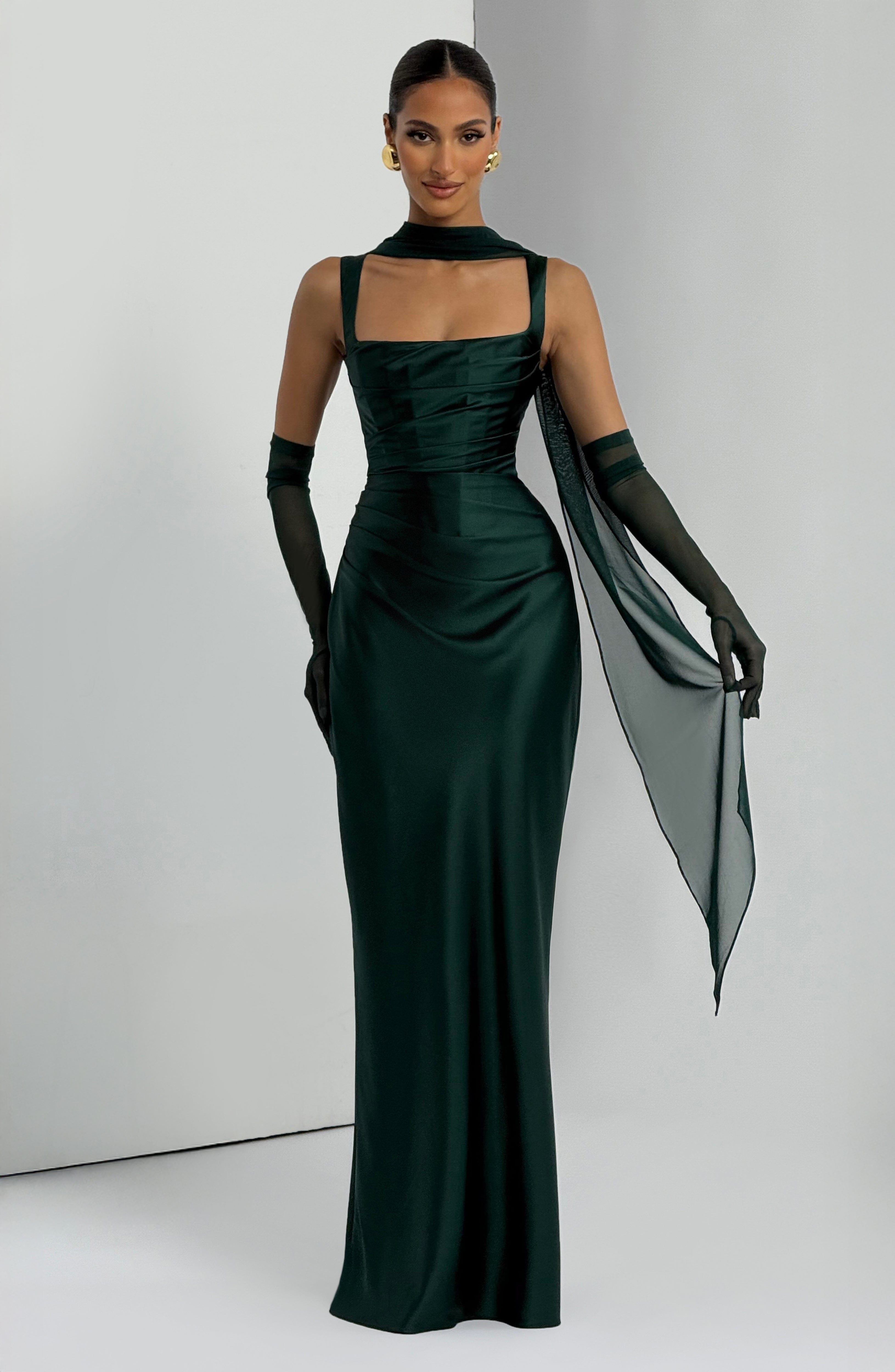 Vestido Longo Calanthe - Verde Esmeralda
