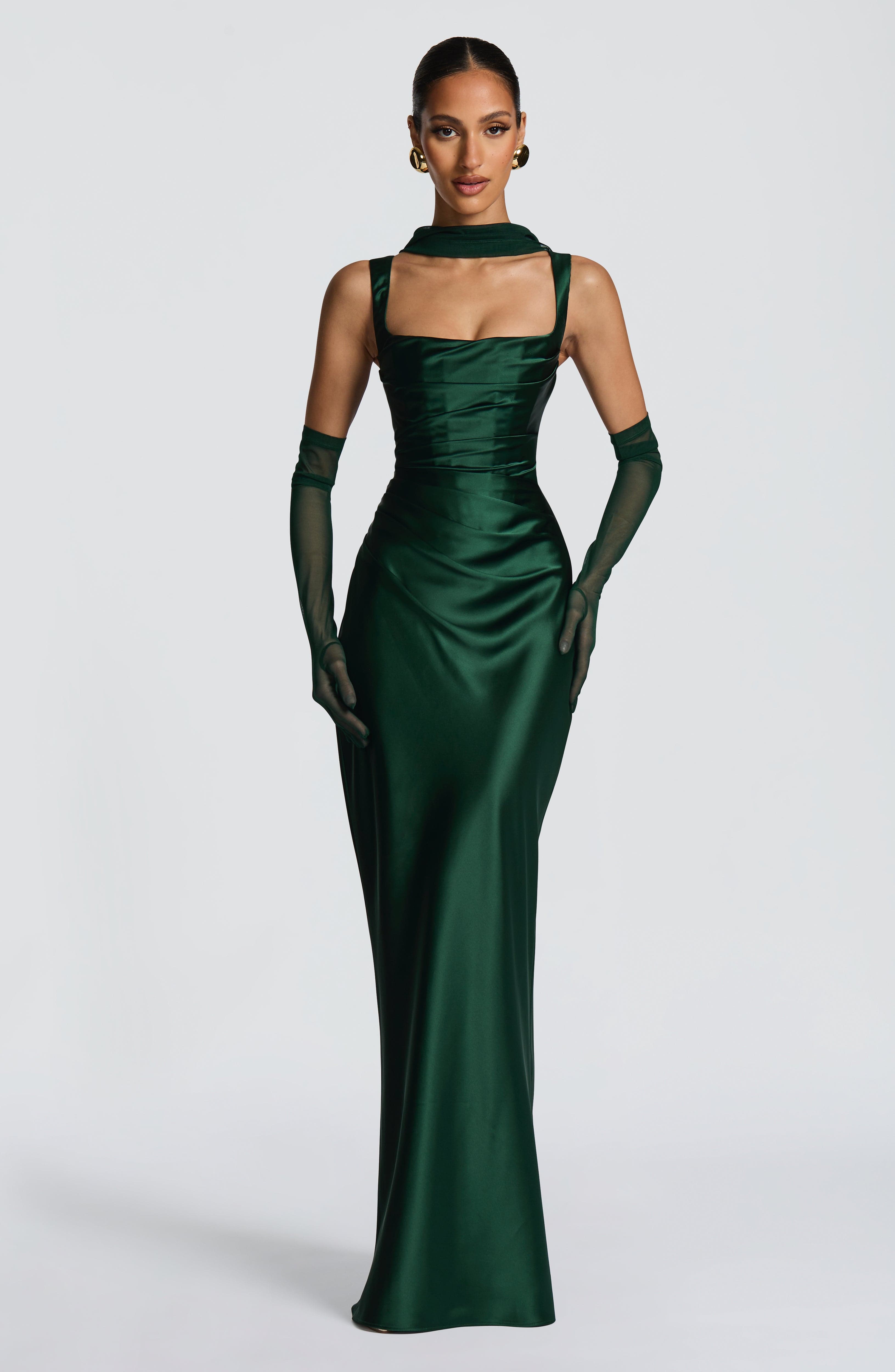 Vestido Longo Calanthe - Verde Esmeralda