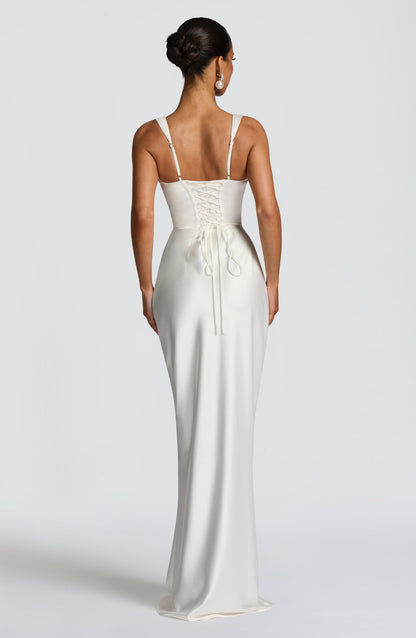 Vestido Longo Calanthe - Marfim