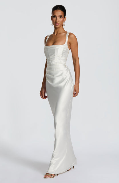 Vestido Longo Calanthe - Marfim