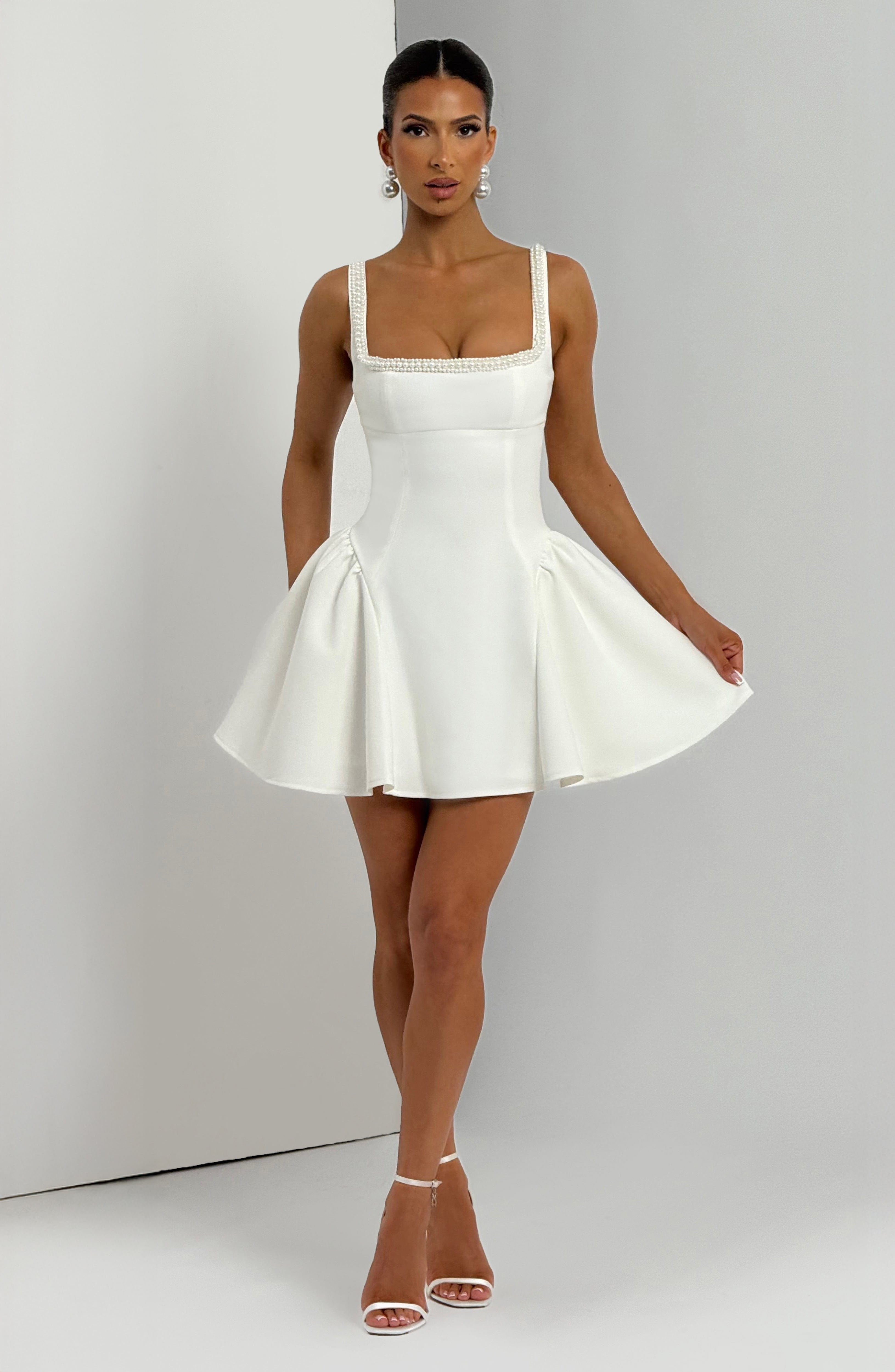 Vestido Curto Christie - Marfim