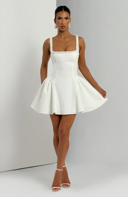 Vestido Curto Christie - Marfim