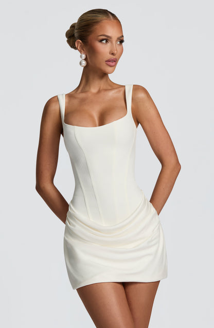 Vestido Curto Cornelia - Marfim