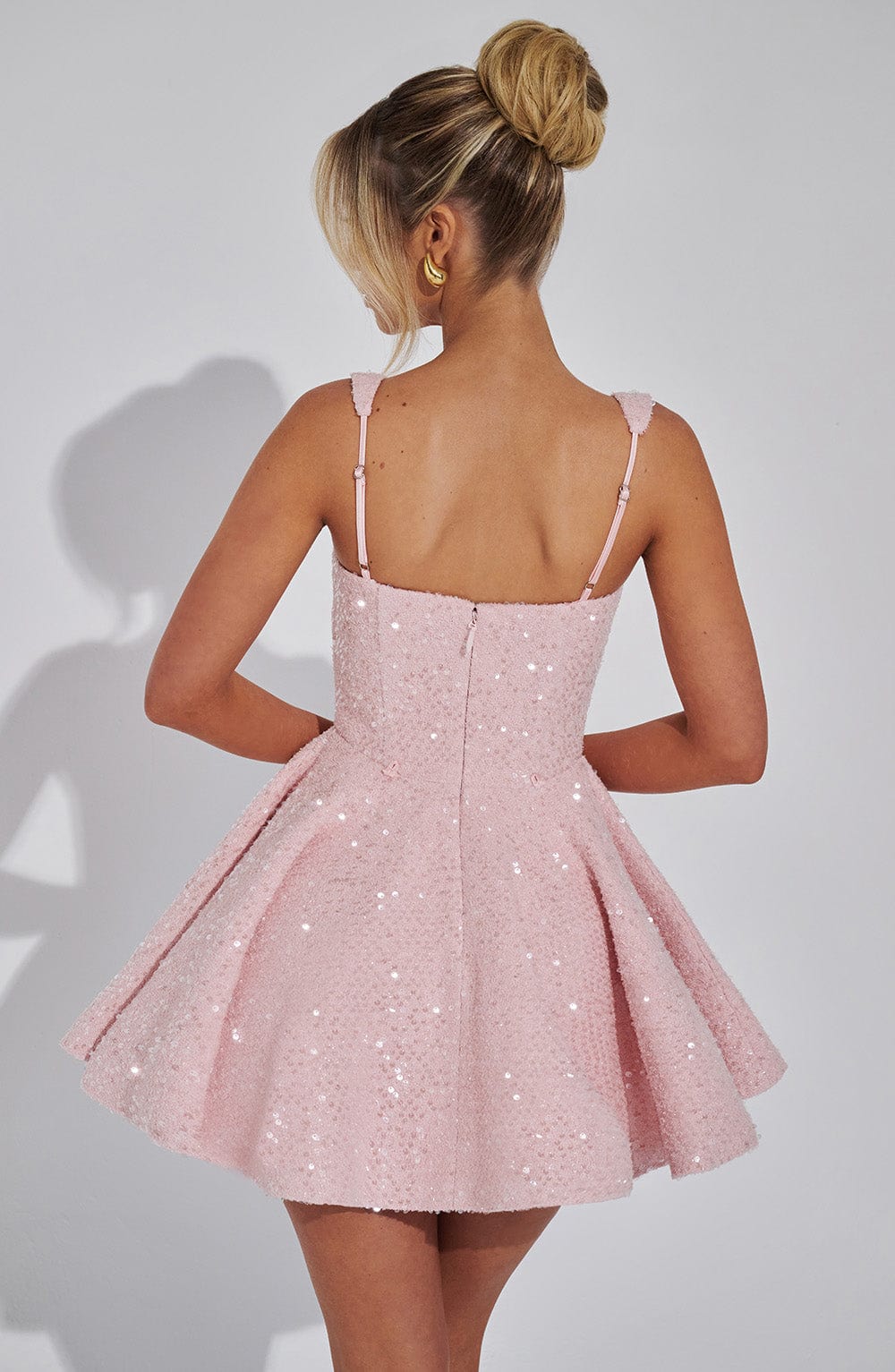 Vestido Curto Dorothy - Rosa Blush