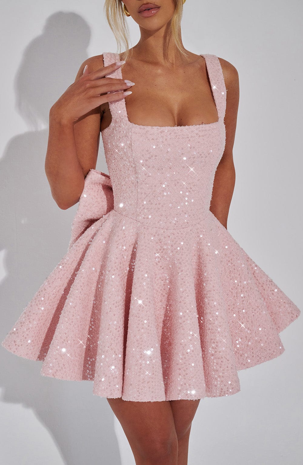 Vestido Curto Dorothy - Rosa Blush