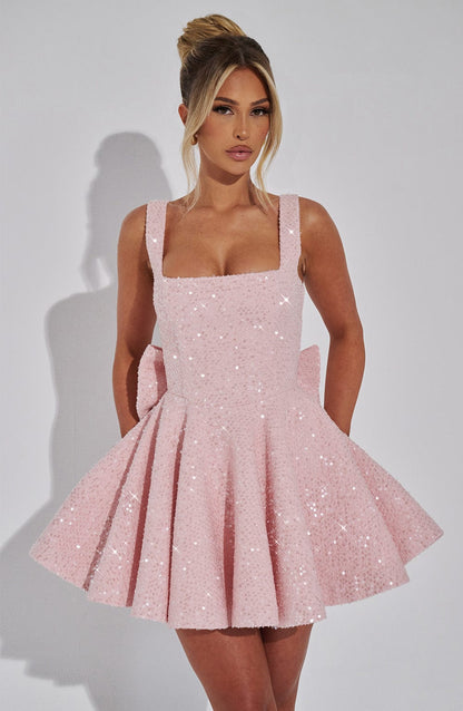 Vestido Curto Dorothy - Rosa Blush