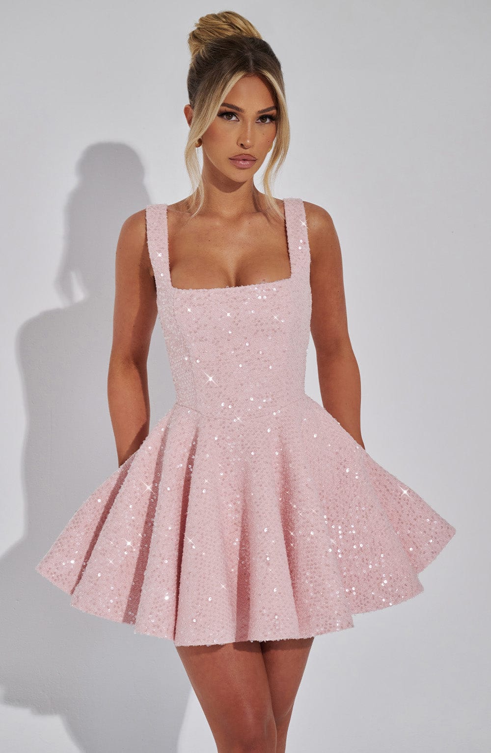 Vestido Curto Dorothy - Rosa Blush