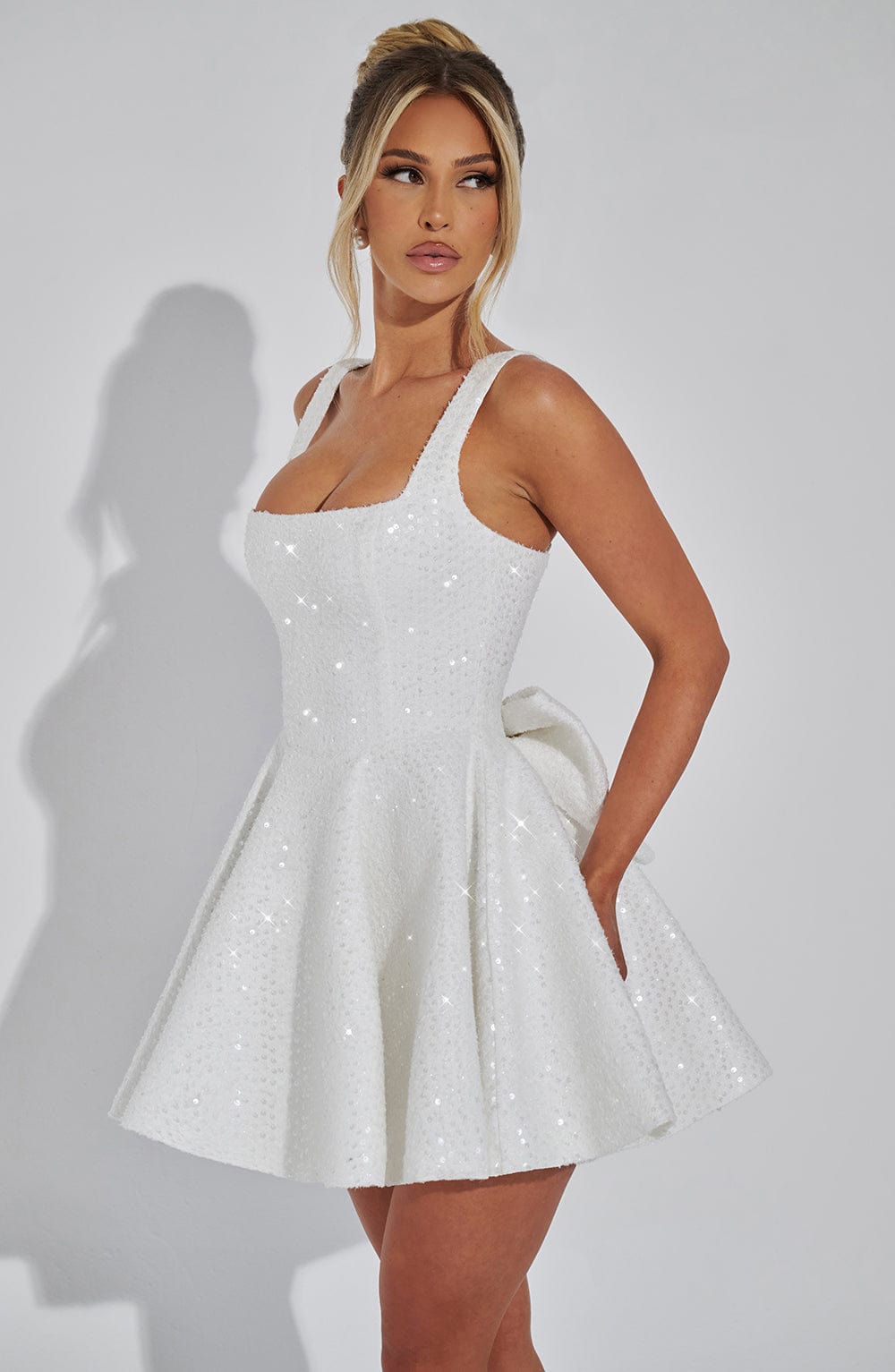 Vestido Curto Dorothy - Marfim