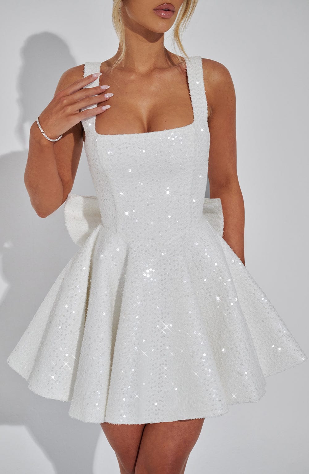 Vestido Curto Dorothy - Marfim