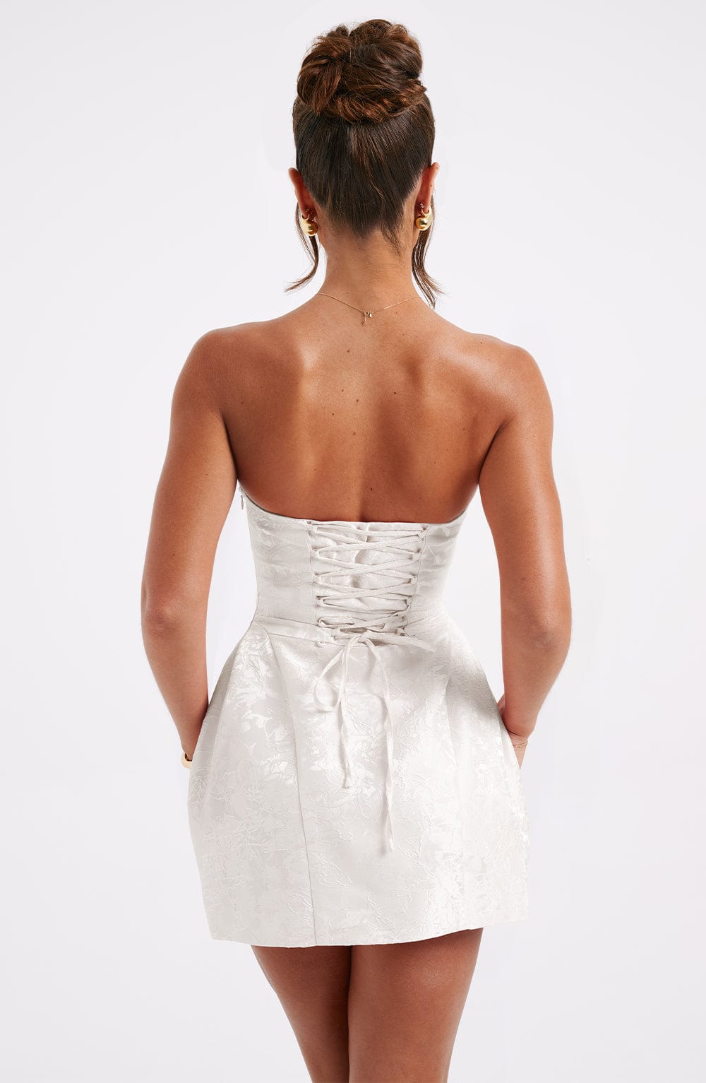 Vestido Curto Elenora - Marfim