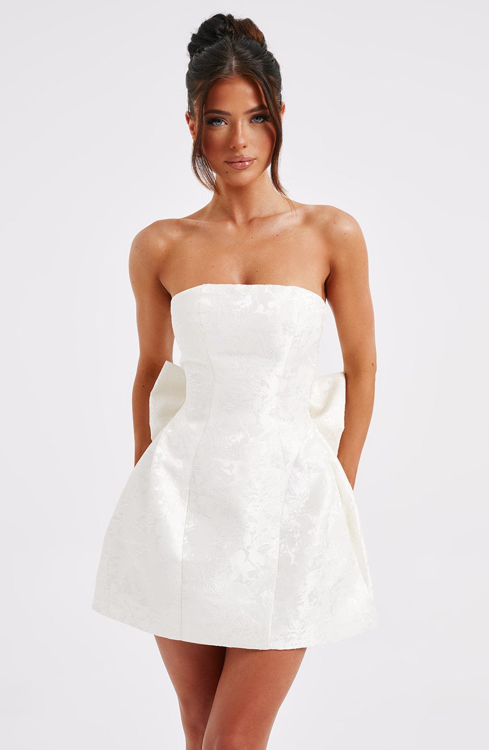 Vestido Curto Elenora - Marfim