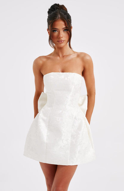 Vestido Curto Elenora - Marfim