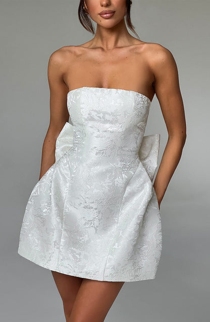 Vestido Curto Elenora - Marfim