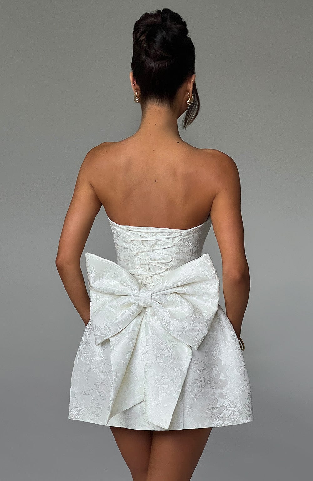 Vestido Curto Elenora - Marfim