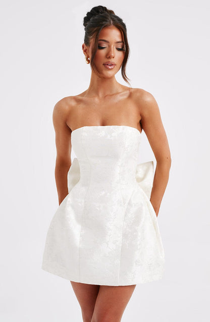 Vestido Curto Elenora - Marfim