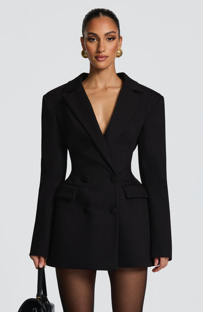 Vestido curto Elvira - Preto