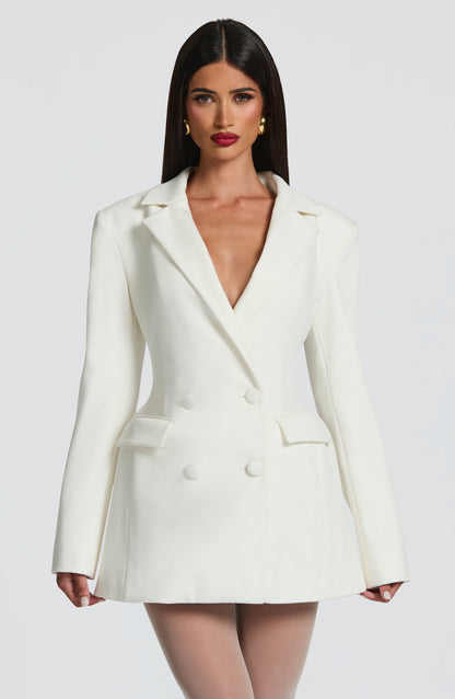 Vestido Curto Elvira - Marfim