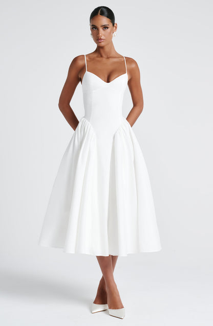 Vestido Midi Emerson - Marfim