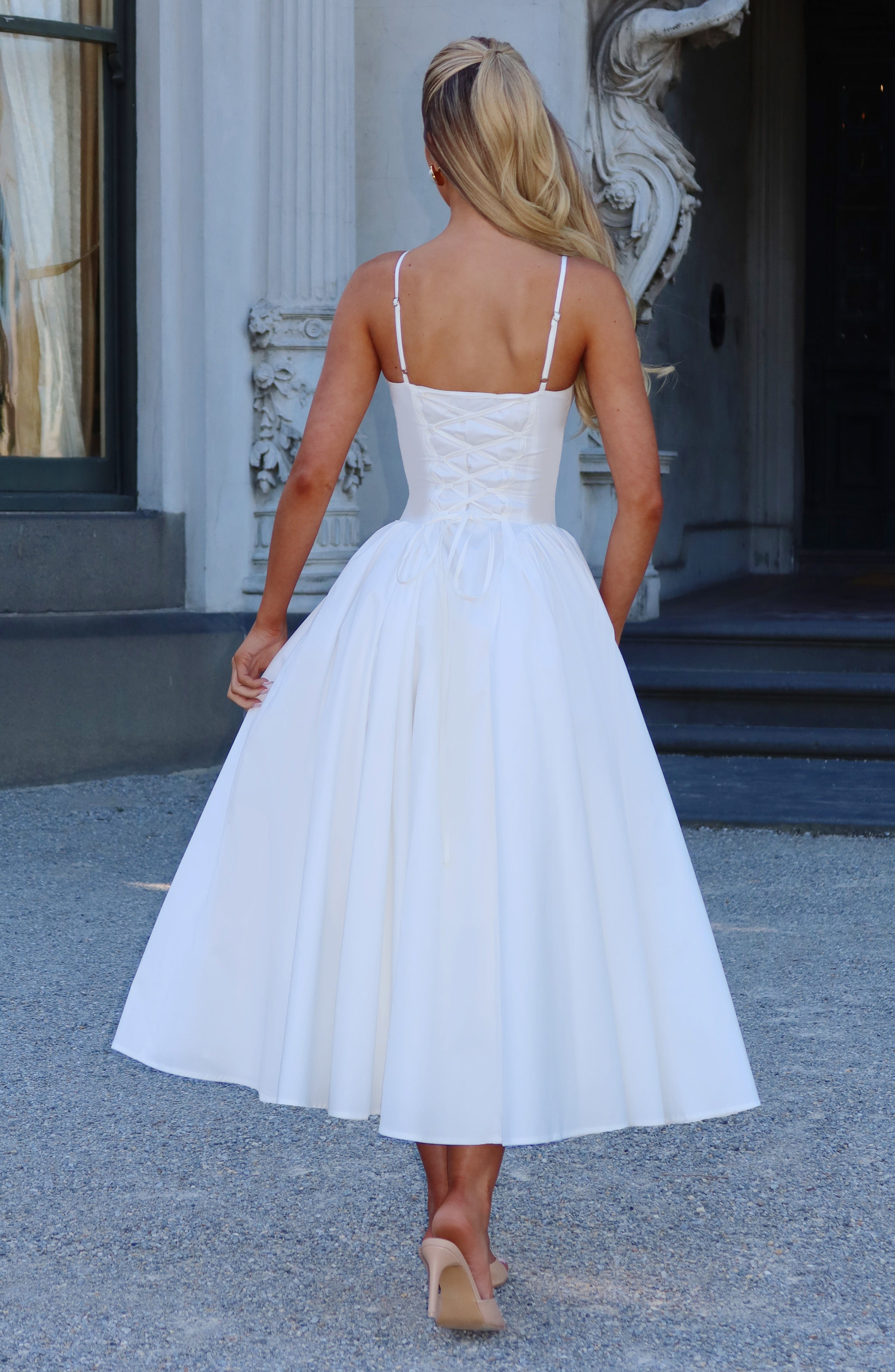 Vestido Midi Emerson - Marfim
