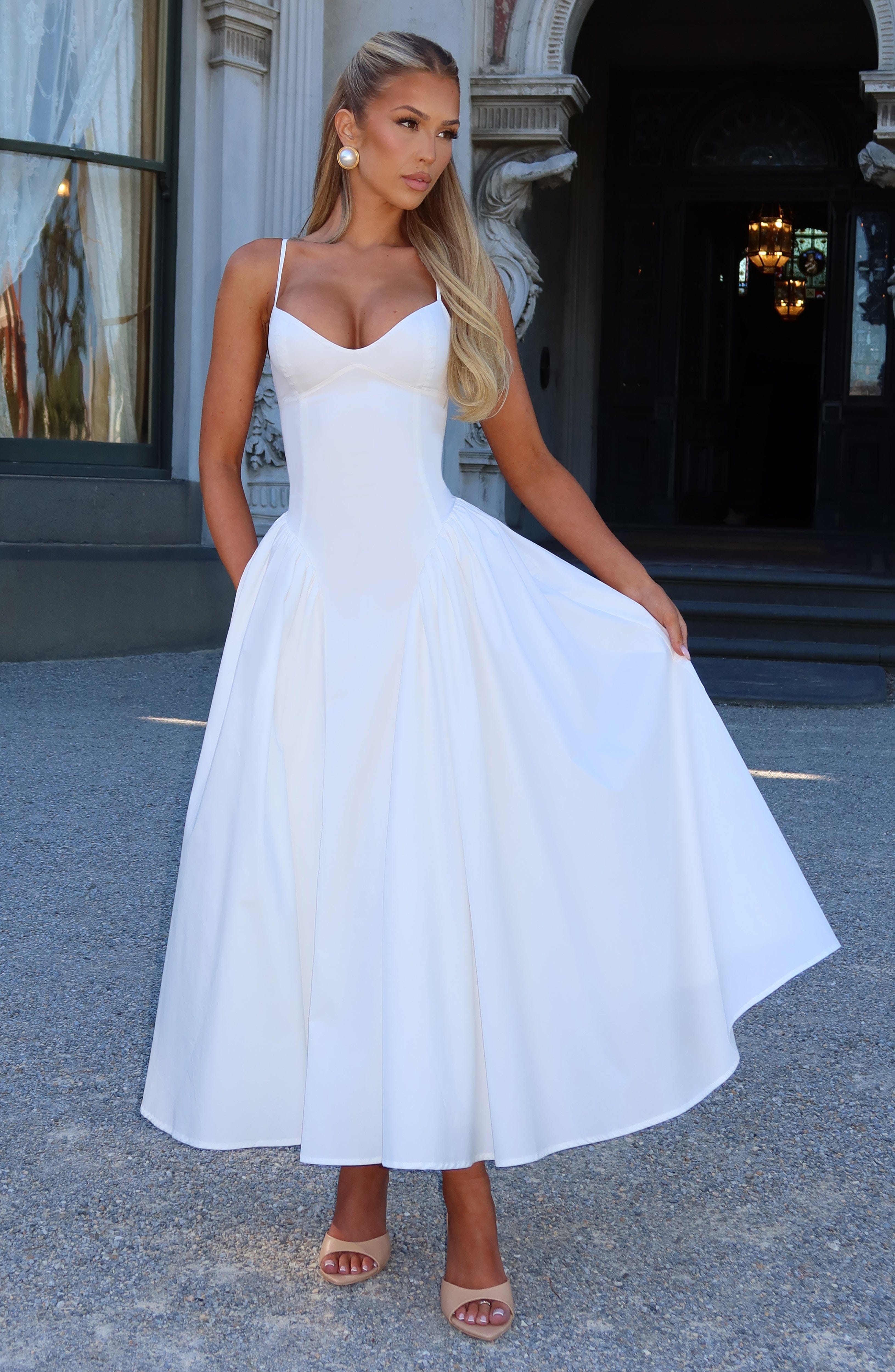 Vestido Midi Emerson - Marfim
